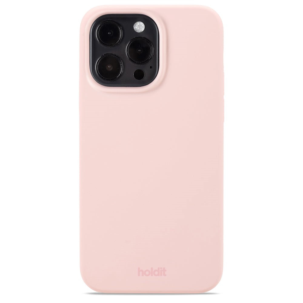 Holdit iPhone 14 Pro Max Soft Touch Silikon Deksel - Blush Pink