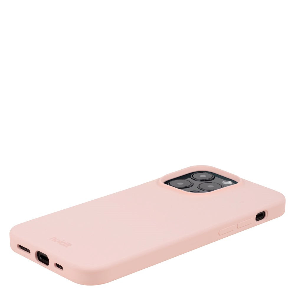 Holdit iPhone 14 Pro Max Soft Touch Silikon Deksel - Blush Pink