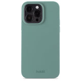 Holdit iPhone 14 Pro Max Soft Touch Silikon Deksel - Moss Green