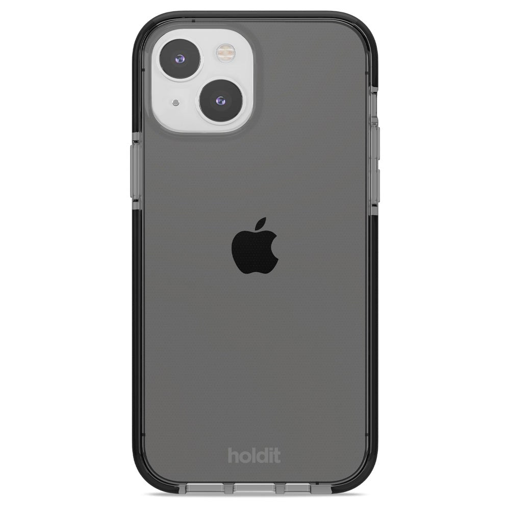 Holdit iPhone 14 Seethru Deksel - Black