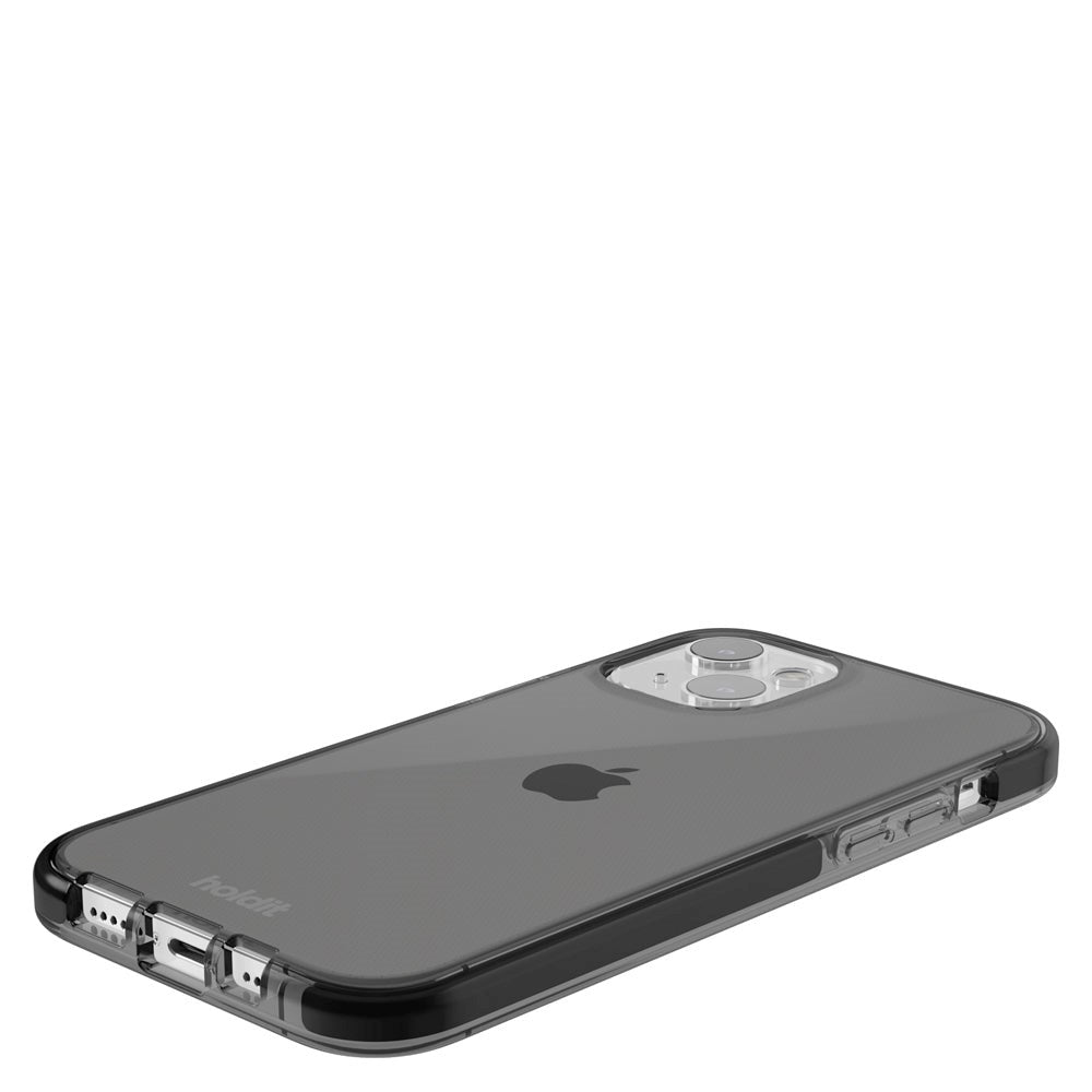 Holdit iPhone 14 Seethru Deksel - Black