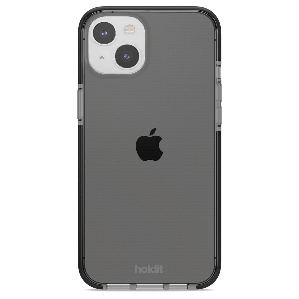 Holdit iPhone 14 Plus Seethru Deksel - Black