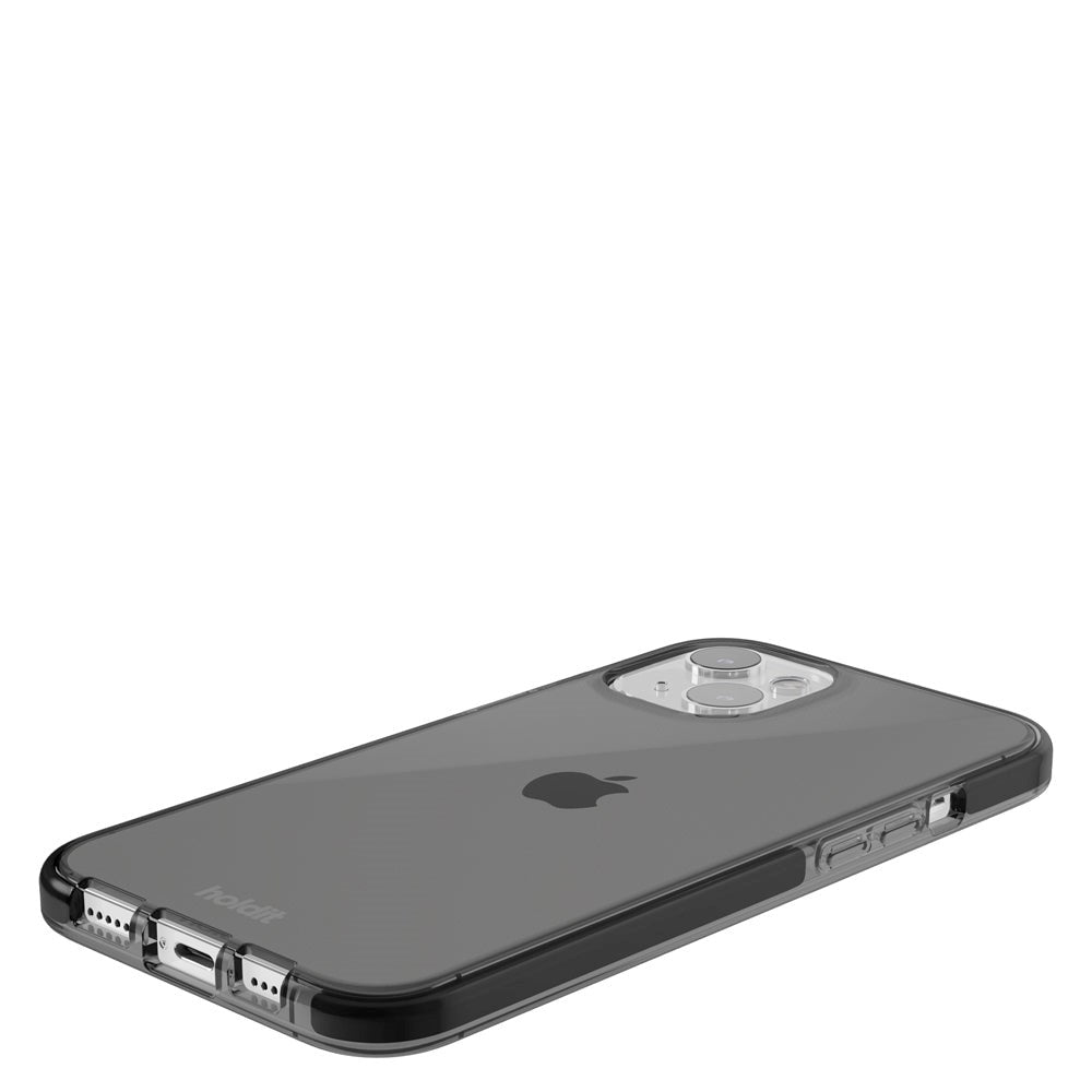 Holdit iPhone 14 Plus Seethru Deksel - Black