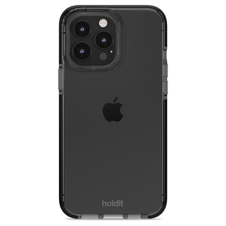 Holdit iPhone 14 Pro Max Seethru Deksel - Black