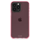 Holdit iPhone 14 Pro Max Seethru Deksel - Bright Pink