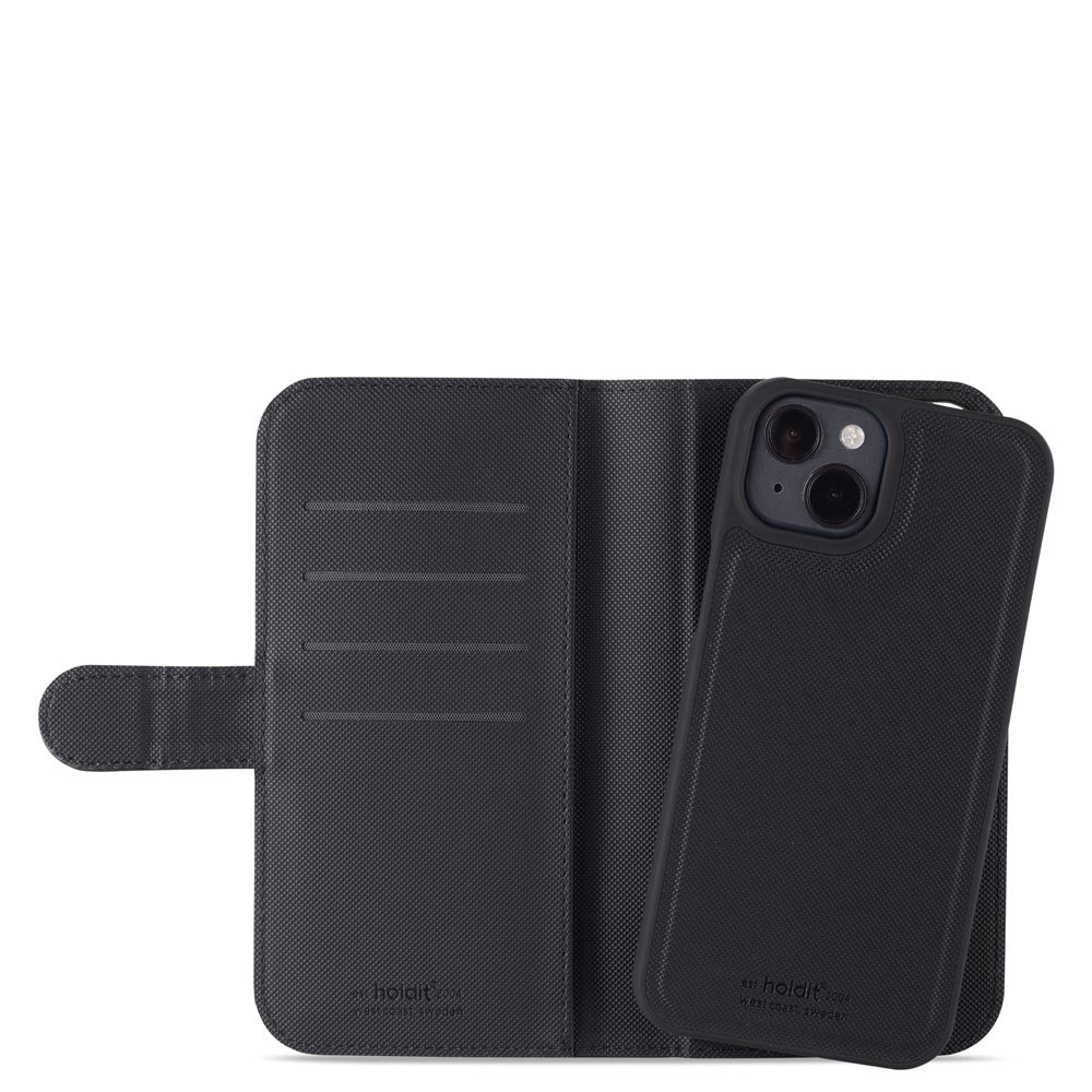 Holdit iPhone 14 Plus Wallet Magnet Deksel - Black