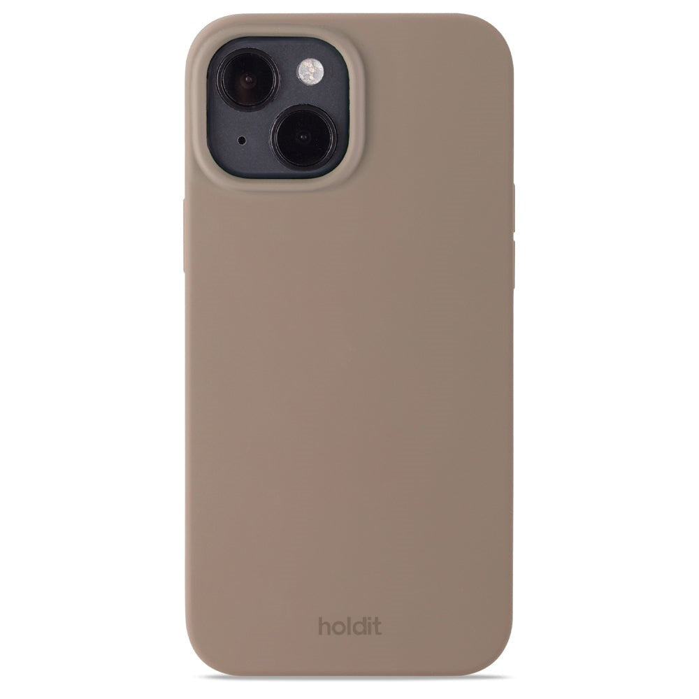 Holdit iPhone 14 / 13 Soft Touch Silikon Deksel - Mocha Brown