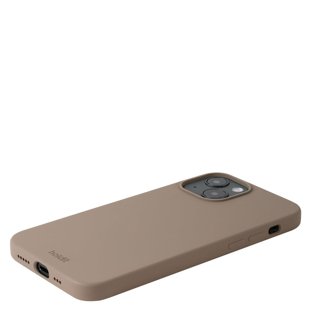 Holdit iPhone 14 / 13 Soft Touch Silikon Deksel - Mocha Brown