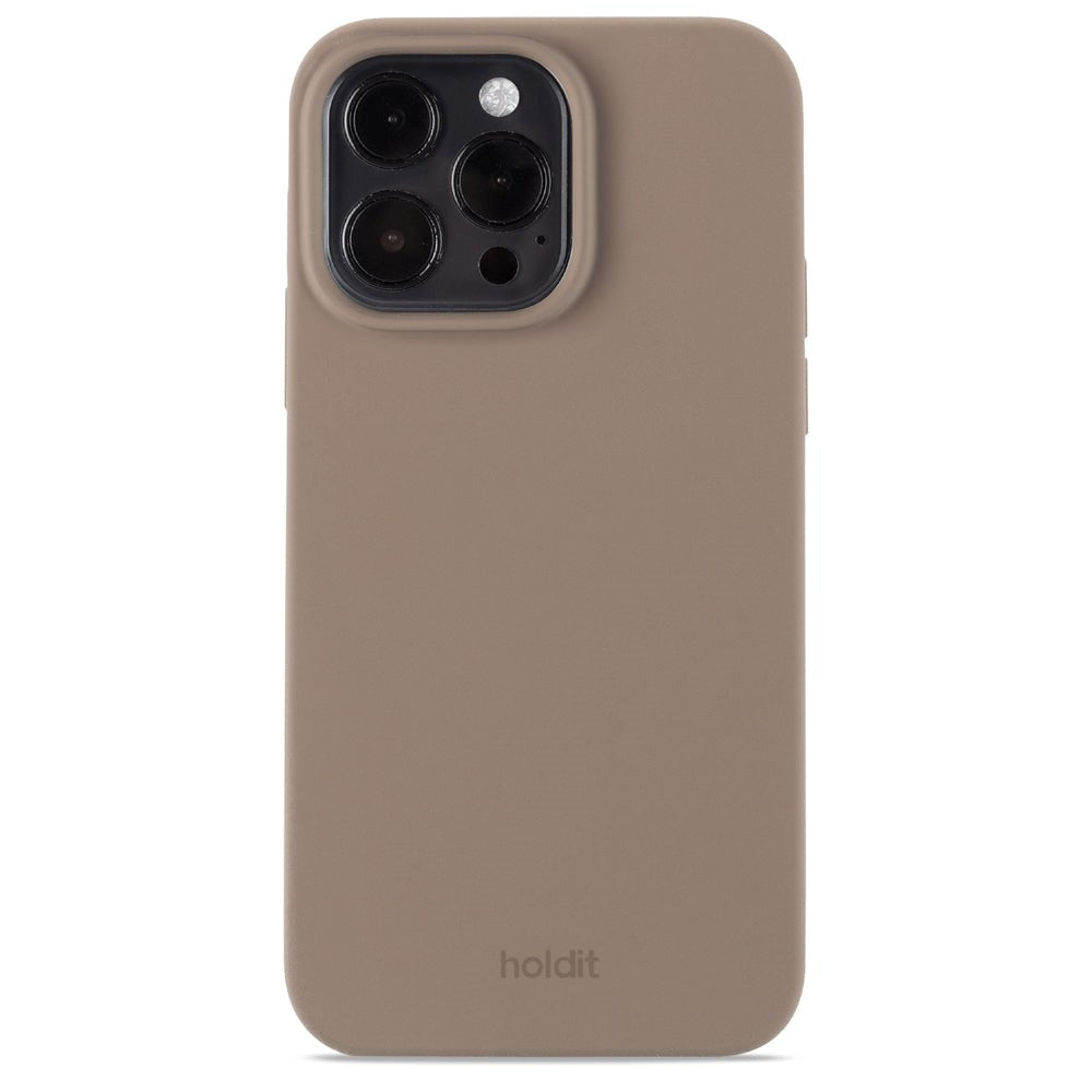 Holdit iPhone 14 Pro Max Soft Touch Silikon Deksel - Mocha Brown