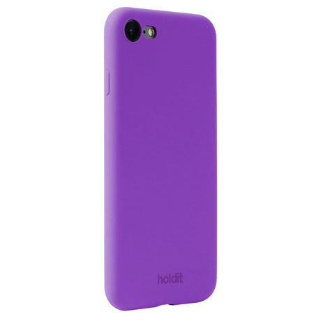 Holdit iPhone SE (2022 / 2020) / 8 / 7 Soft Touch Silikon Deksel - Bright Purple