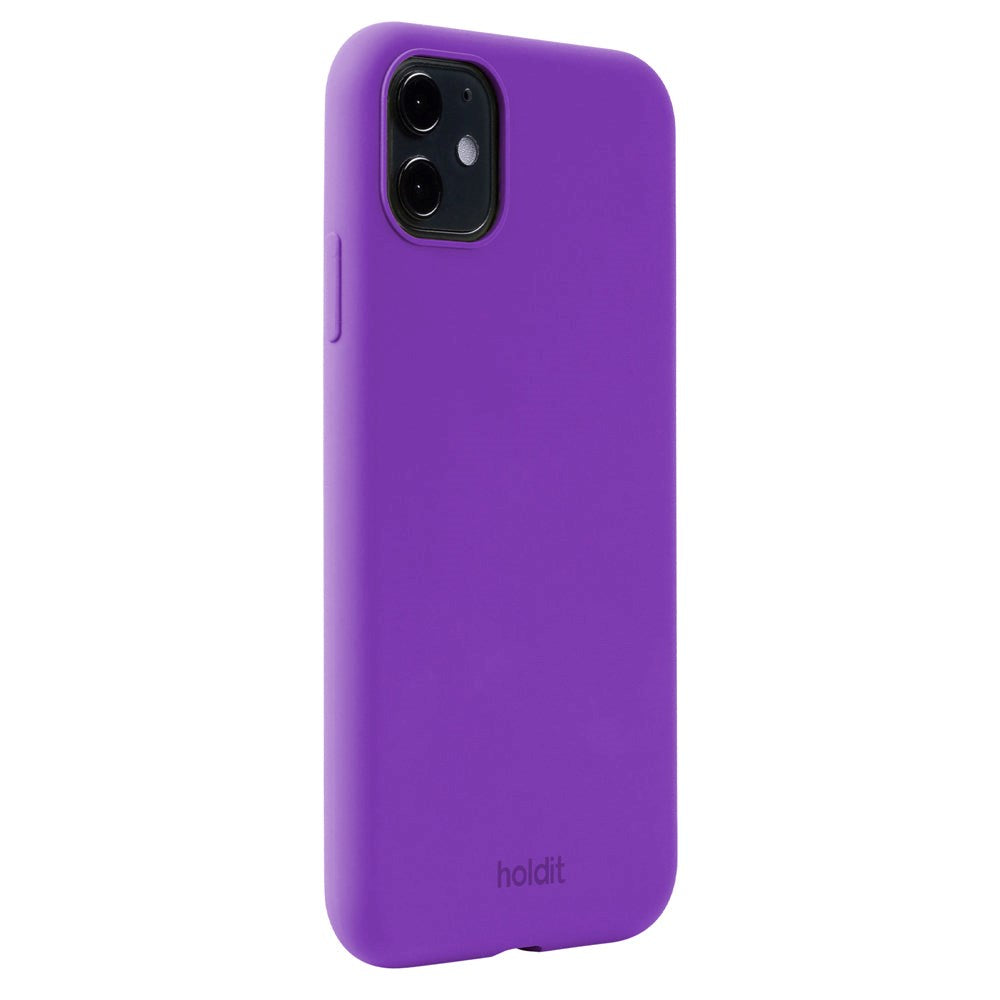 Holdit iPhone 11 Soft Touch Silikon Deksel - Bright Purple