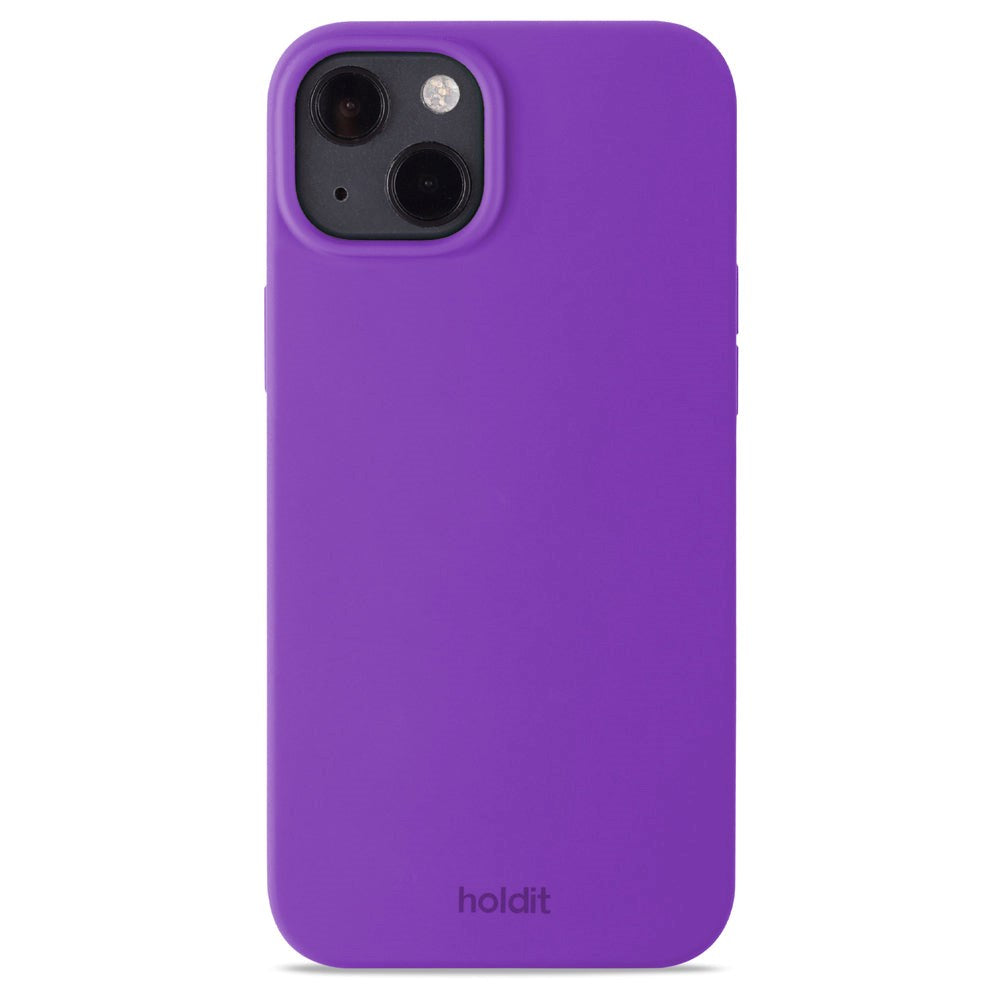 Holdit iPhone 13 Soft Touch Silikon Deksel - Bright Purple