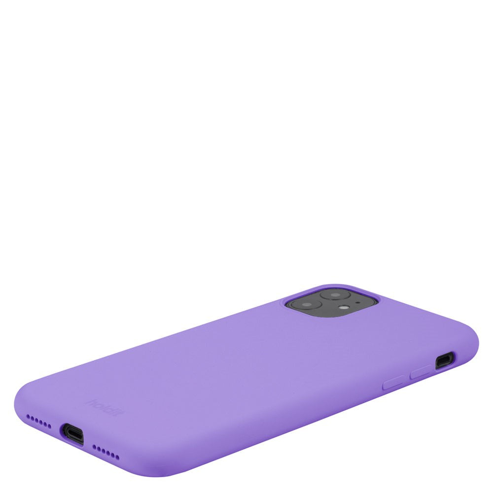 Holdit iPhone 11 Soft Touch Silikon Deksel - Violet