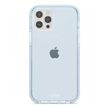 Holdit iPhone 12 / 12 Pro Seethru Deksel - Mineral Blue