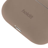 Holdit Nygård Silikonedeksel Til AirPods Pro 2nd Gen (2022) - Mocha Brown