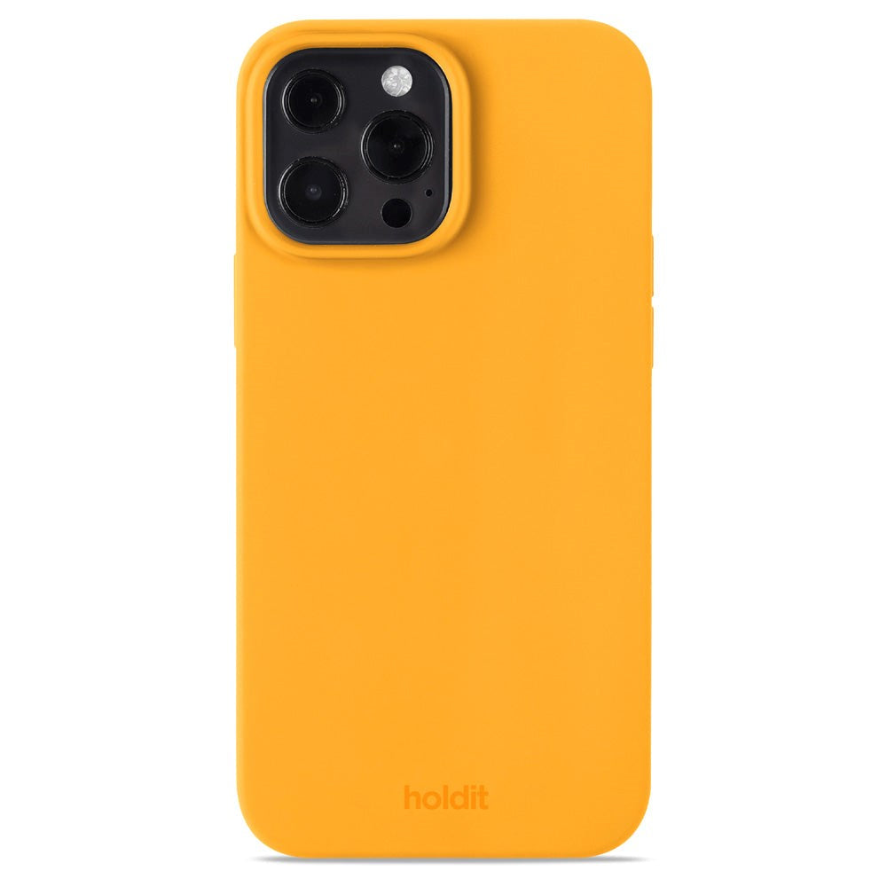 Holdit iPhone 13 Pro Max Soft Touch Silikon Deksel - Orange Juice