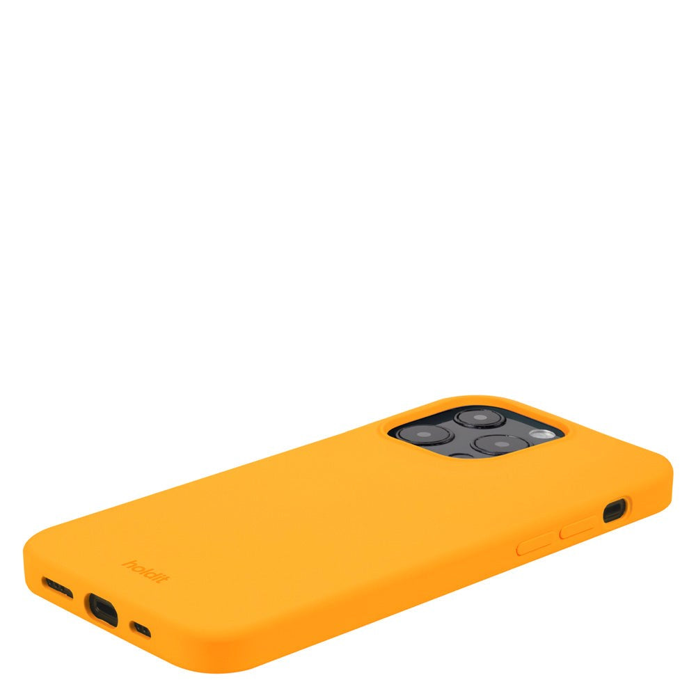 Holdit iPhone 13 Pro Max Soft Touch Silikon Deksel - Orange Juice