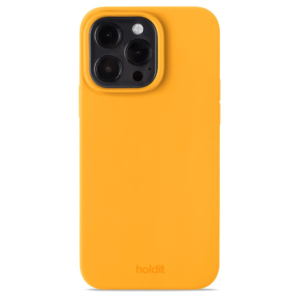 Holdit iPhone 14 Pro Max Soft Touch Silikon Deksel - Orange Juice