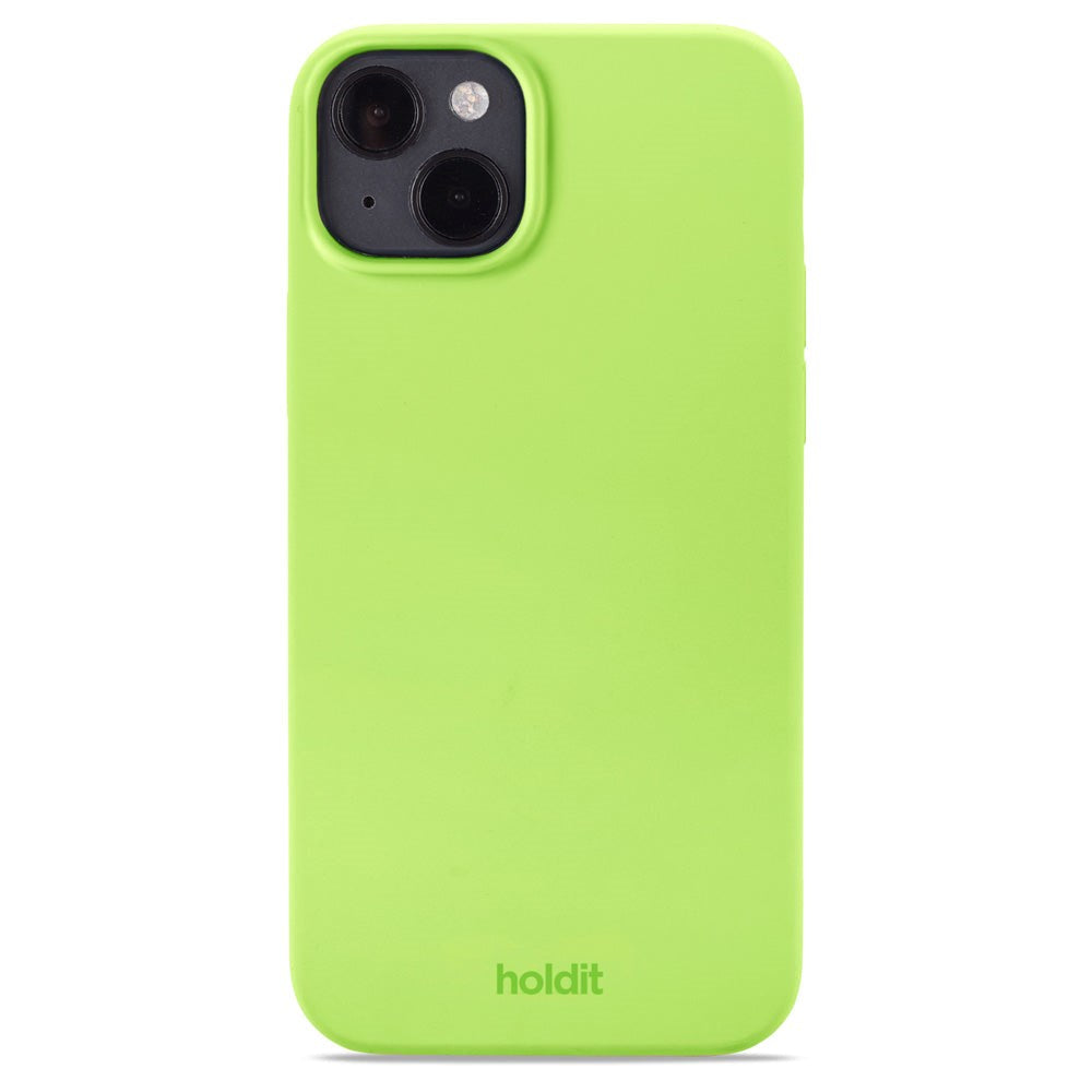 Holdit iPhone 14 Plus Soft Touch Silikon Deksel - Acid Green