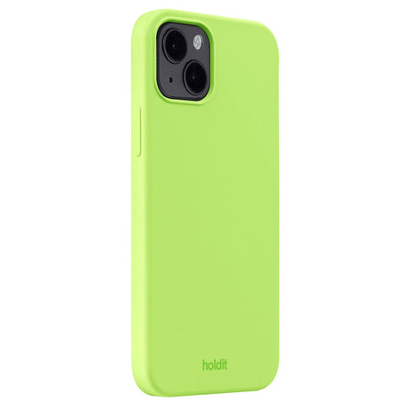 Holdit iPhone 14 Plus Soft Touch Silikon Deksel - Acid Green