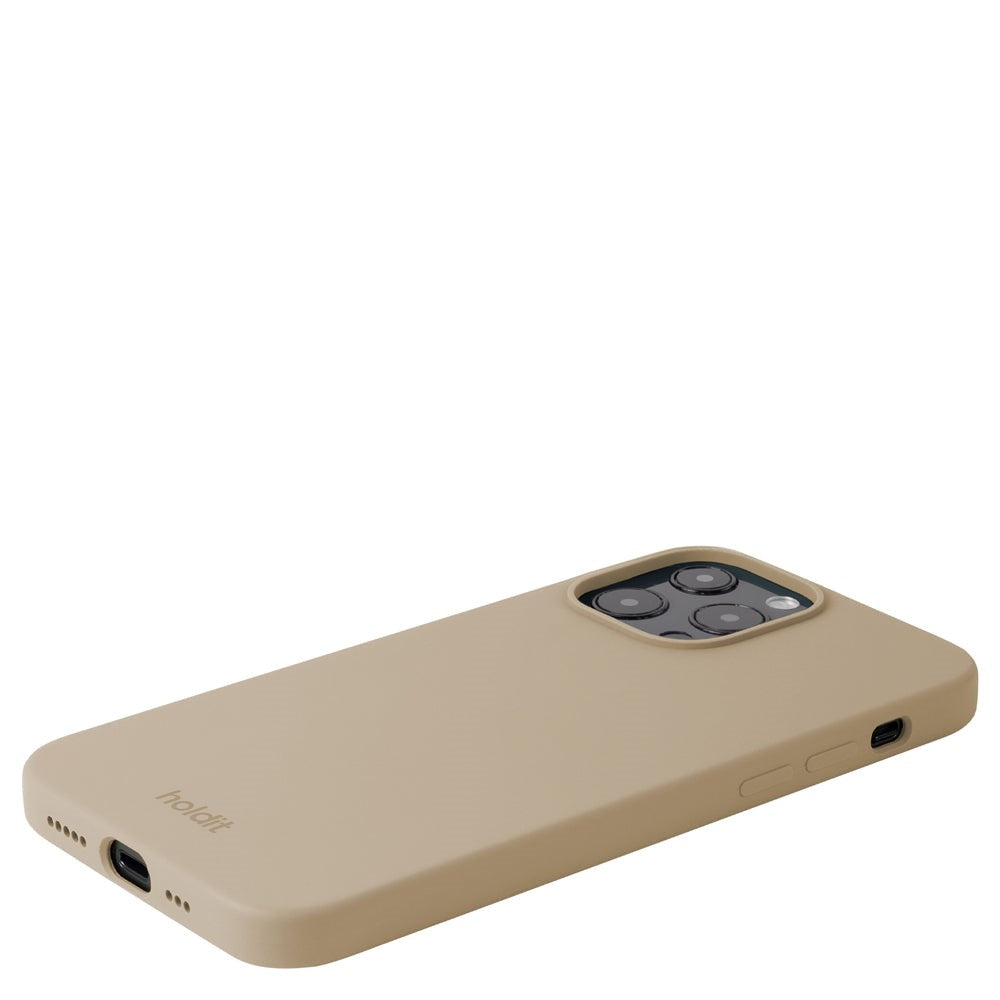 Holdit iPhone 13 Pro Max Soft Touch Silikon Deksel - Latte Beige