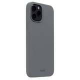 Holdit iPhone 12 / 12 Pro Soft Touch Silikon Deksel - Space Gray