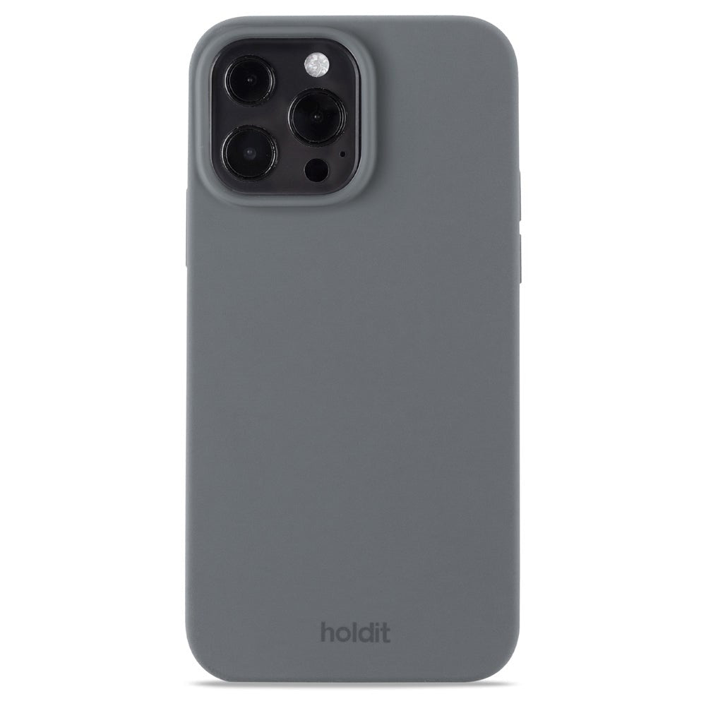 Holdit iPhone 13 Pro Max Soft Touch Silikon Deksel - Space Gray