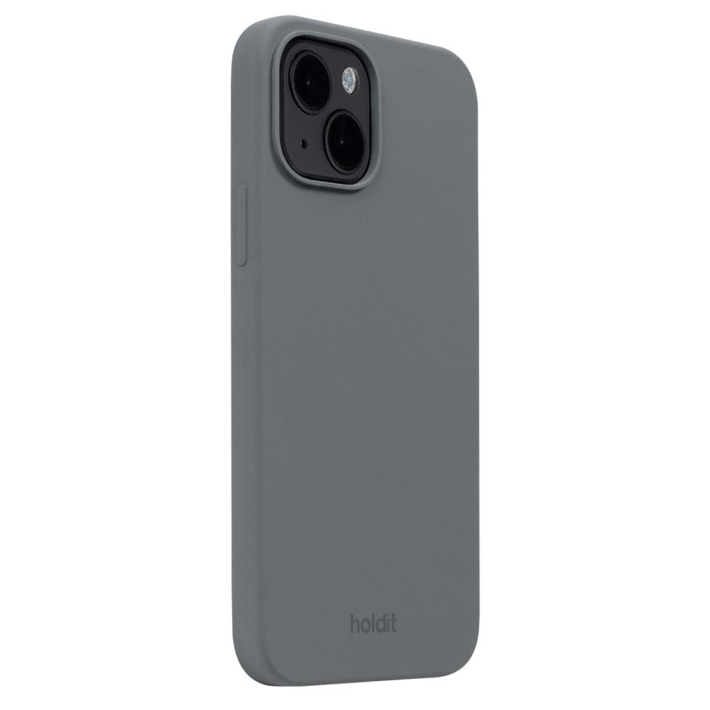 Holdit iPhone 14 / 13 Soft Touch Silikon Deksel - Space Gray