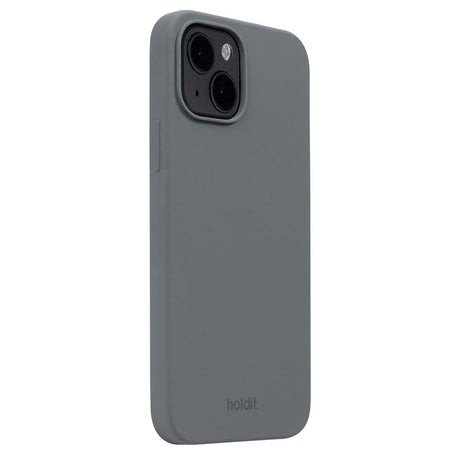 Holdit iPhone 14 / 13 Soft Touch Silikon Deksel - Space Gray