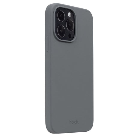 Holdit iPhone 14 Pro Max Soft Touch Silikon Deksel - Space Gray