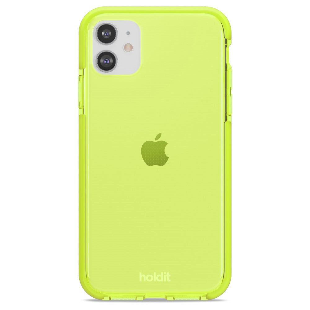 Holdit iPhone 11 Seethru Deksel - Acid Green