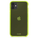 Holdit iPhone 11 Seethru Deksel - Acid Green