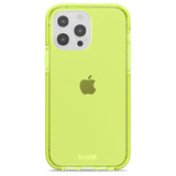 Holdit iPhone 13 Pro Seethru Deksel - Acid Green