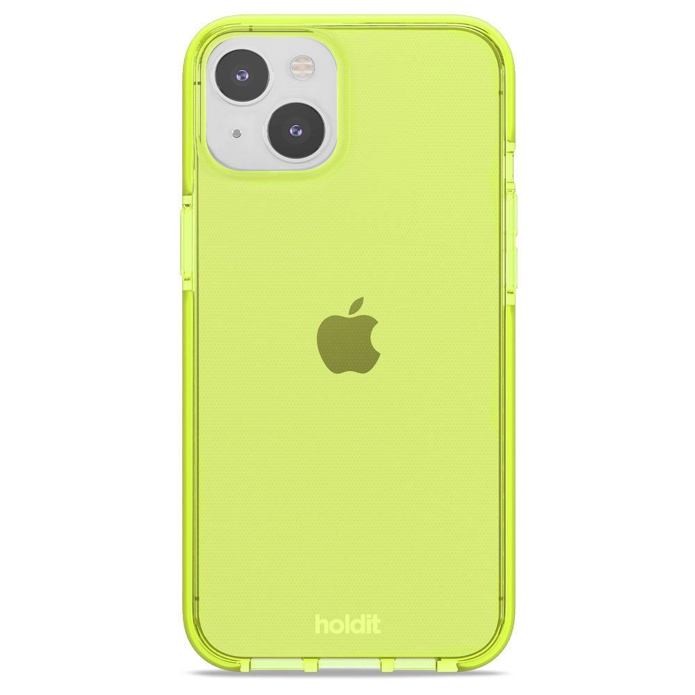 Holdit iPhone 14 Plus Seethru Deksel - Acid Green