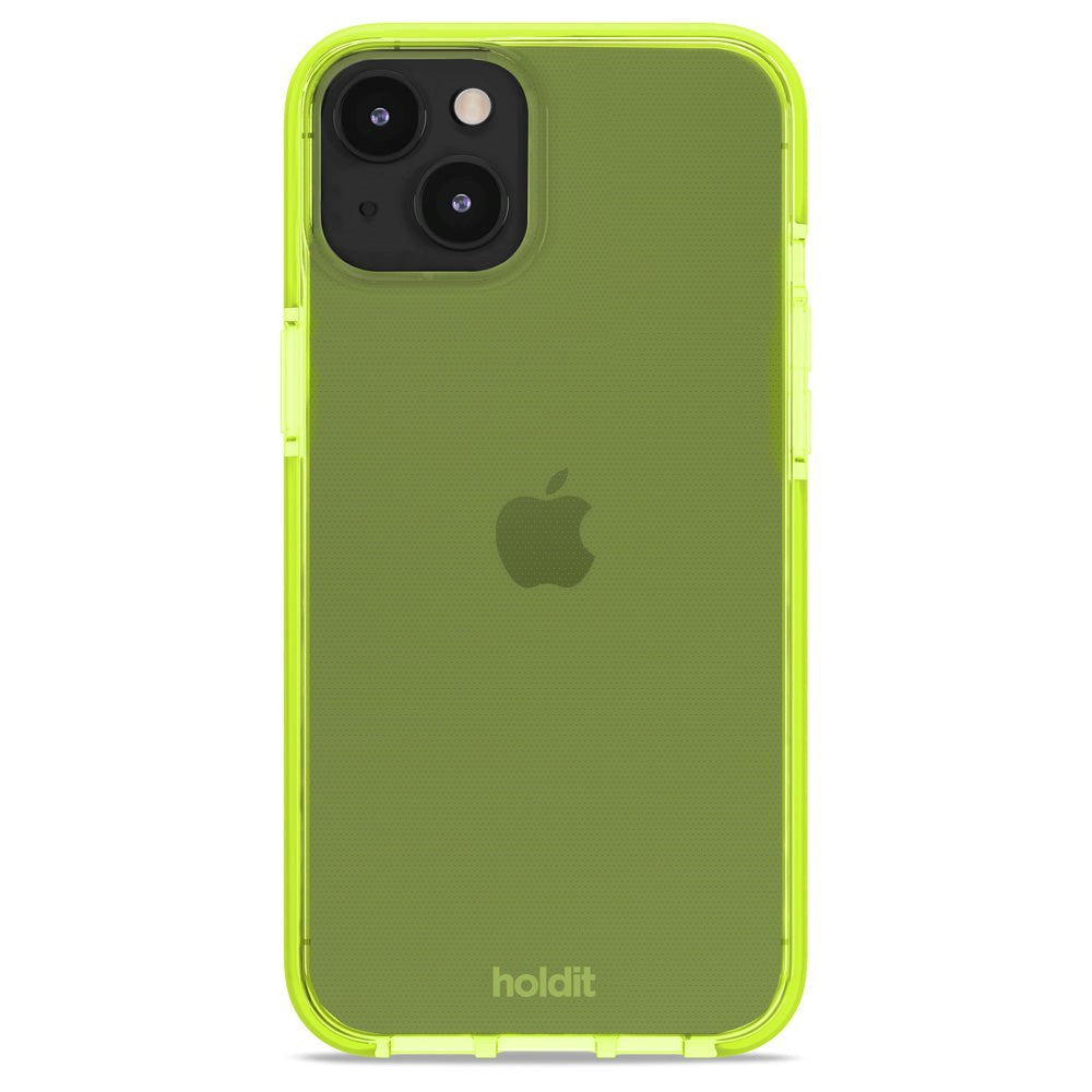 Holdit iPhone 14 Plus Seethru Deksel - Acid Green