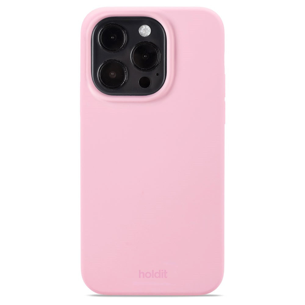 Holdit iPhone 14 Pro Soft Touch Silikon Deksel - Pink