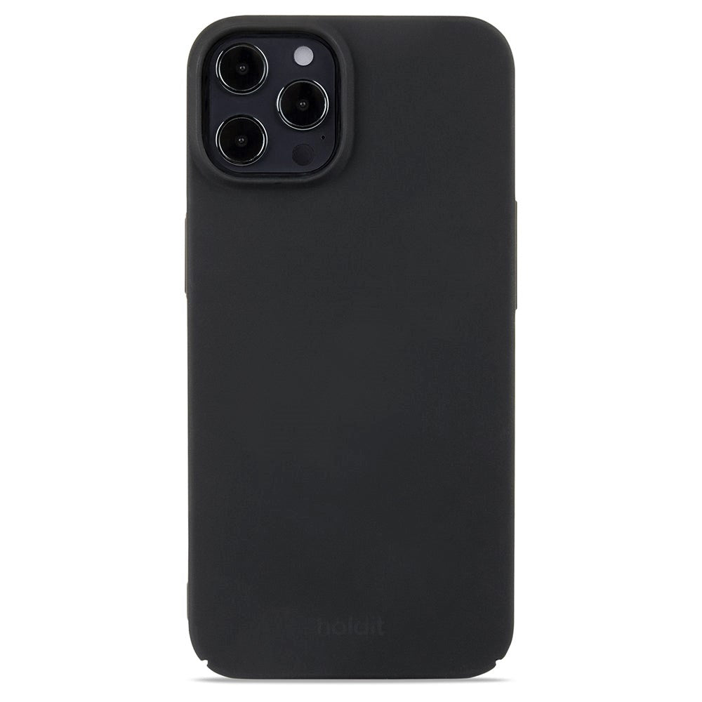 Holdit iPhone 12 / 12 Pro Slim Plast Deksel - Black