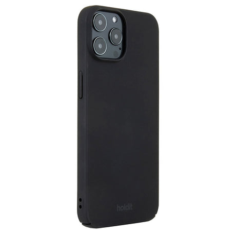 Holdit iPhone 12 / 12 Pro Slim Plast Deksel - Black