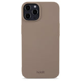 Holdit iPhone 12 / 12 Pro Slim Plast Deksel - Mocha Brown