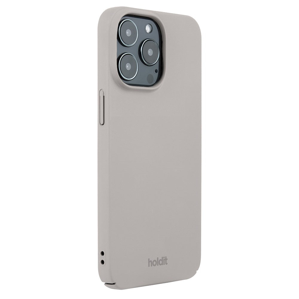 Holdit iPhone 13 Pro Slim Plast Deksel - Taupe