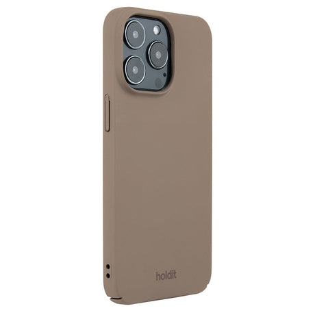 Holdit iPhone 13 Pro Slim Plast Deksel - Mocha Brown