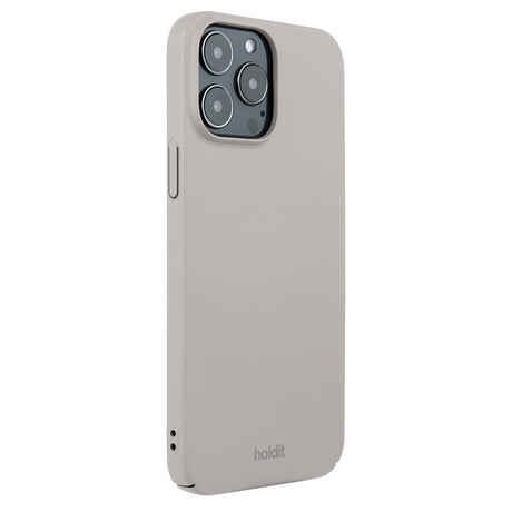 Holdit iPhone 13 Pro Max Slim Plast Deksel - Taupe