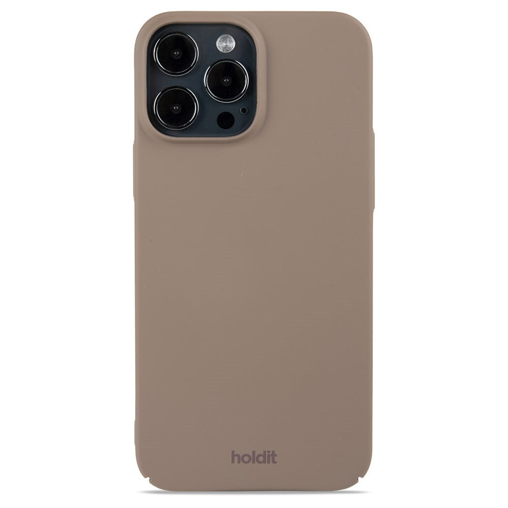 Holdit iPhone 13 Pro Max Slim Plast Deksel - Mocha Brown