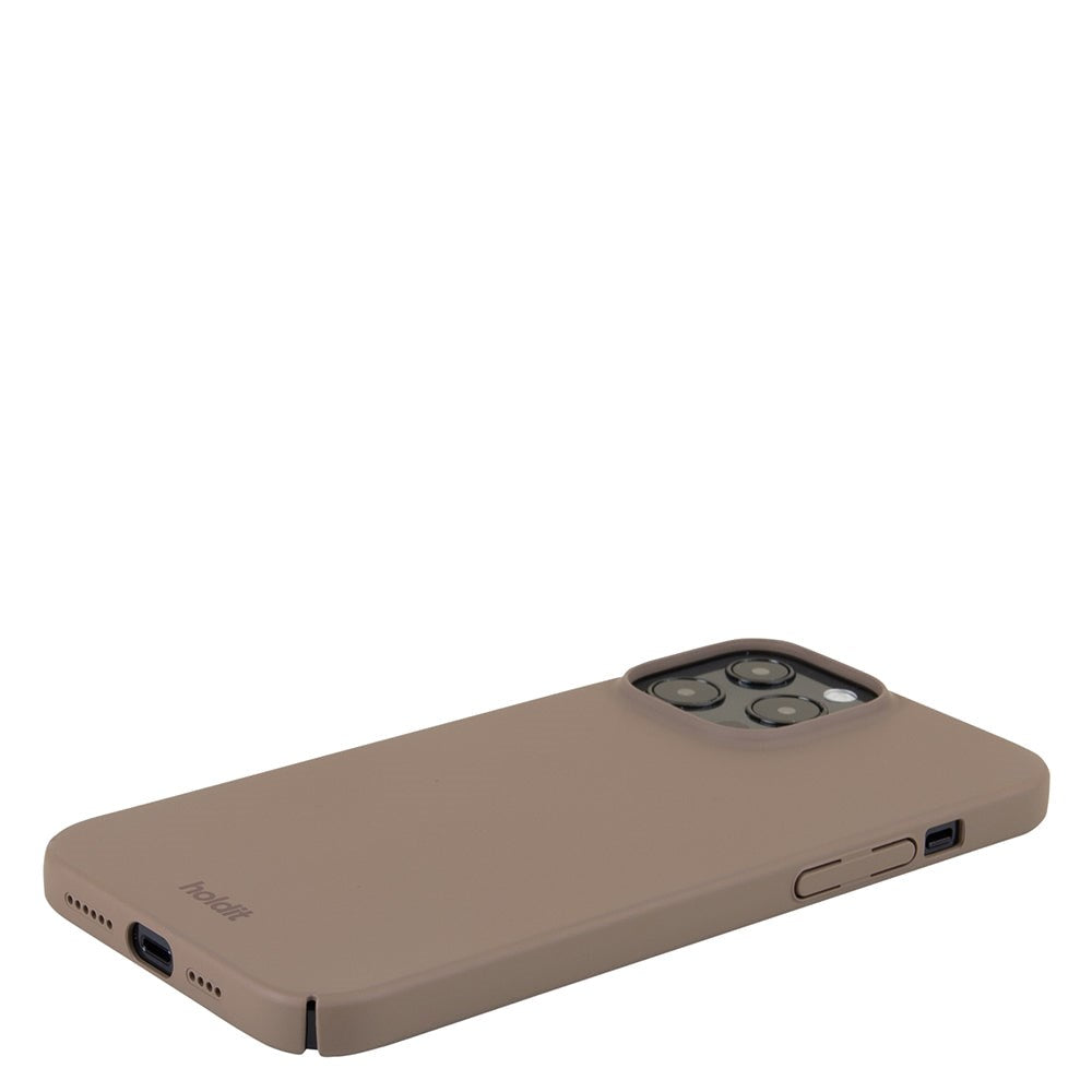 Holdit iPhone 13 Pro Max Slim Plast Deksel - Mocha Brown