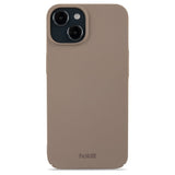 Holdit iPhone 14 / 13 Slim Plast Deksel - Mocha Brown