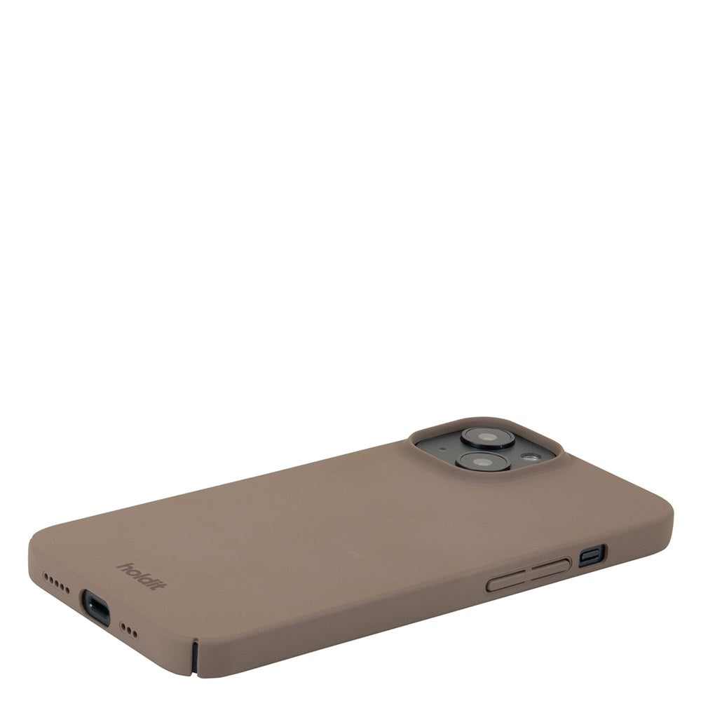 Holdit iPhone 14 / 13 Slim Plast Deksel - Mocha Brown