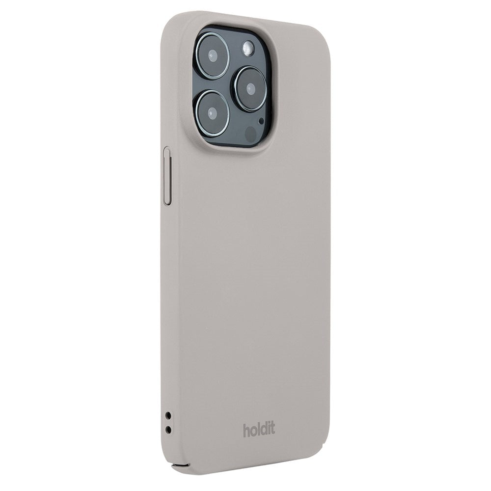 Holdit iPhone 14 Pro Slim Plast Deksel - Taupe