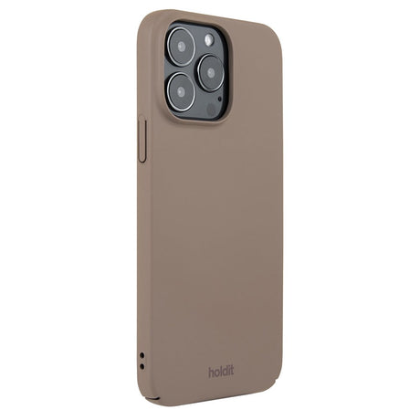 Holdit iPhone 14 Pro Max Slim Plast Deksel - Mocha Brown