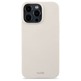 Holdit iPhone 14 Pro Max Slim Plast Deksel - Light Beige