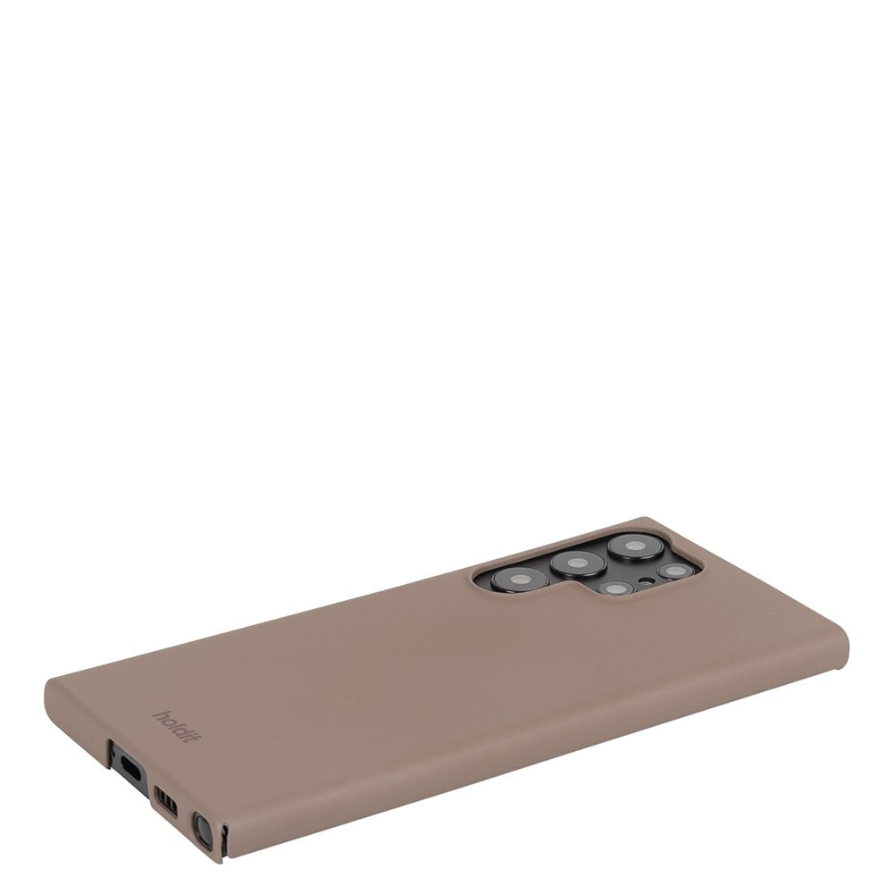 Holdit Samsung Galaxy S23 Ultra Slim Plast Deksel - Mocha Brown